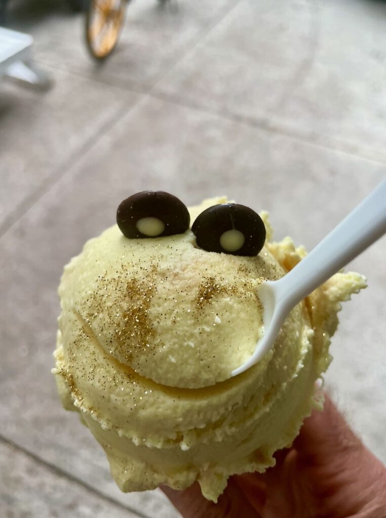 Smiley ice cream at Heladeria Escandon