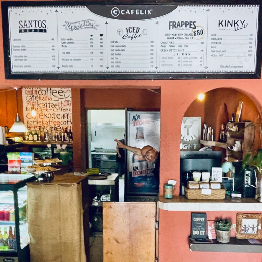 Inside CAFELIX Todos Santos