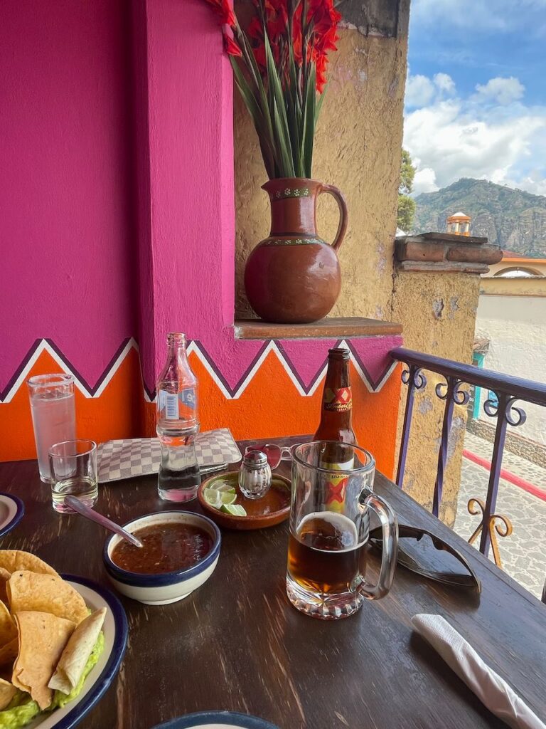 Balcony Table at Los Colorines