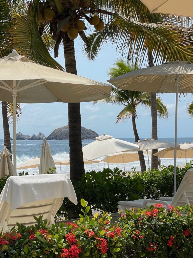 Chairs and Sea at Monarca Ixtapa