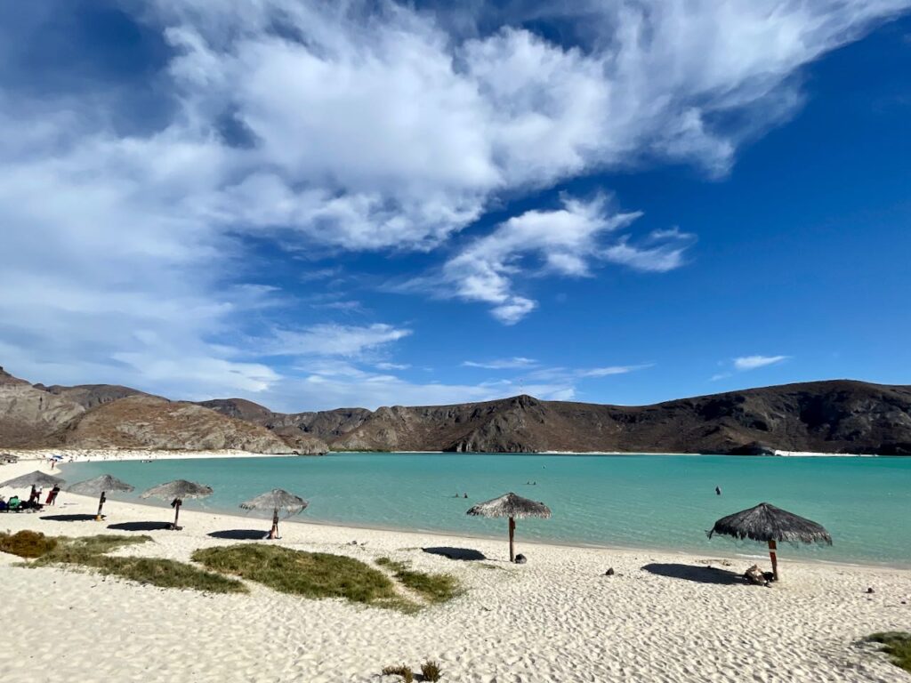 Palapas Late Afternoon, Playa Balandra