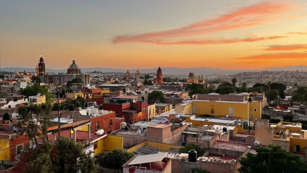 Sunset over San Miguel de Allende