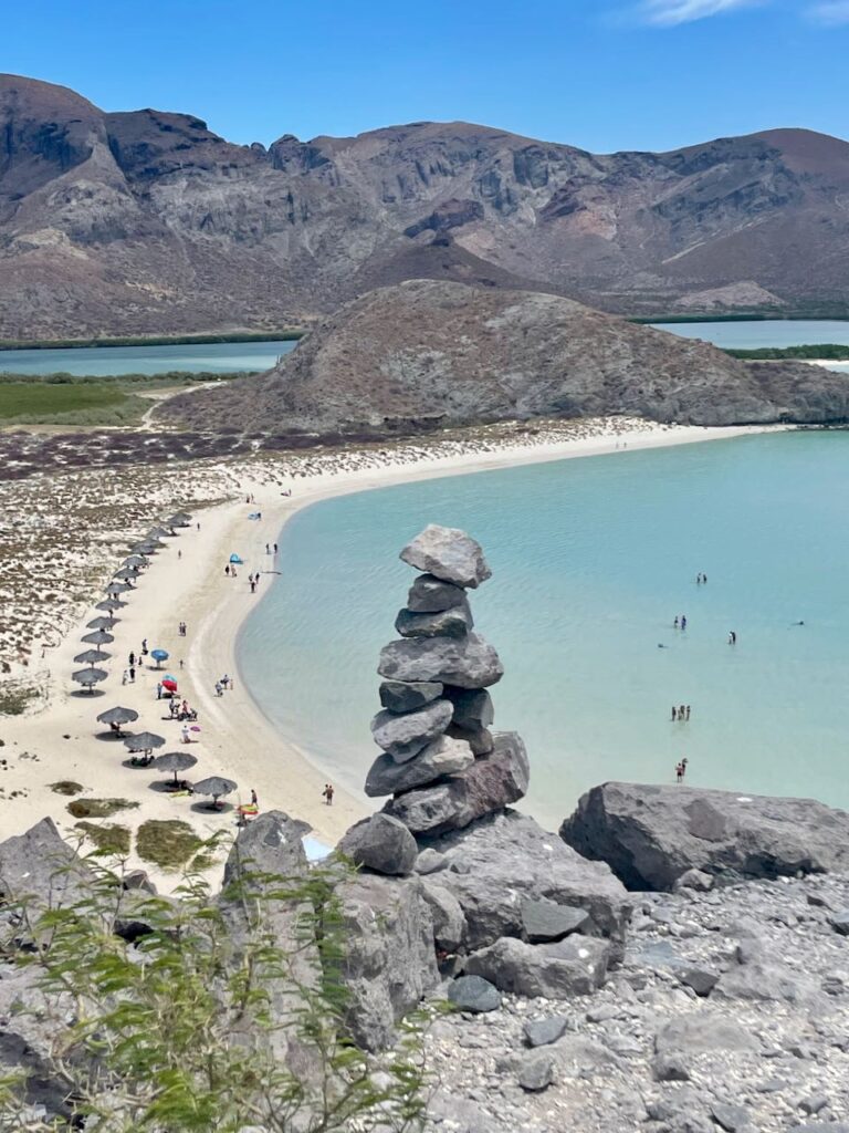 View of Mountains from Lookout, Playa Balandra