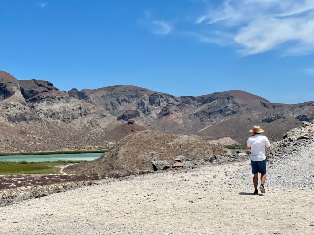 Walking Up to Lookout Point, Playa Balandra