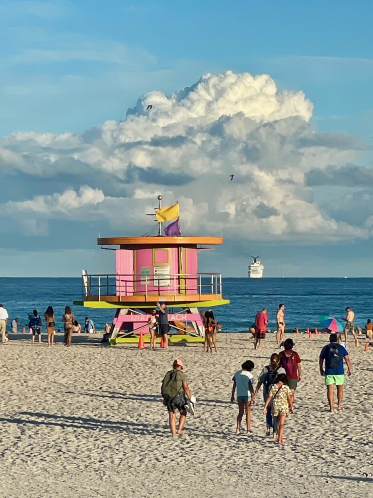 Lifeguard Stand South Beach Miami