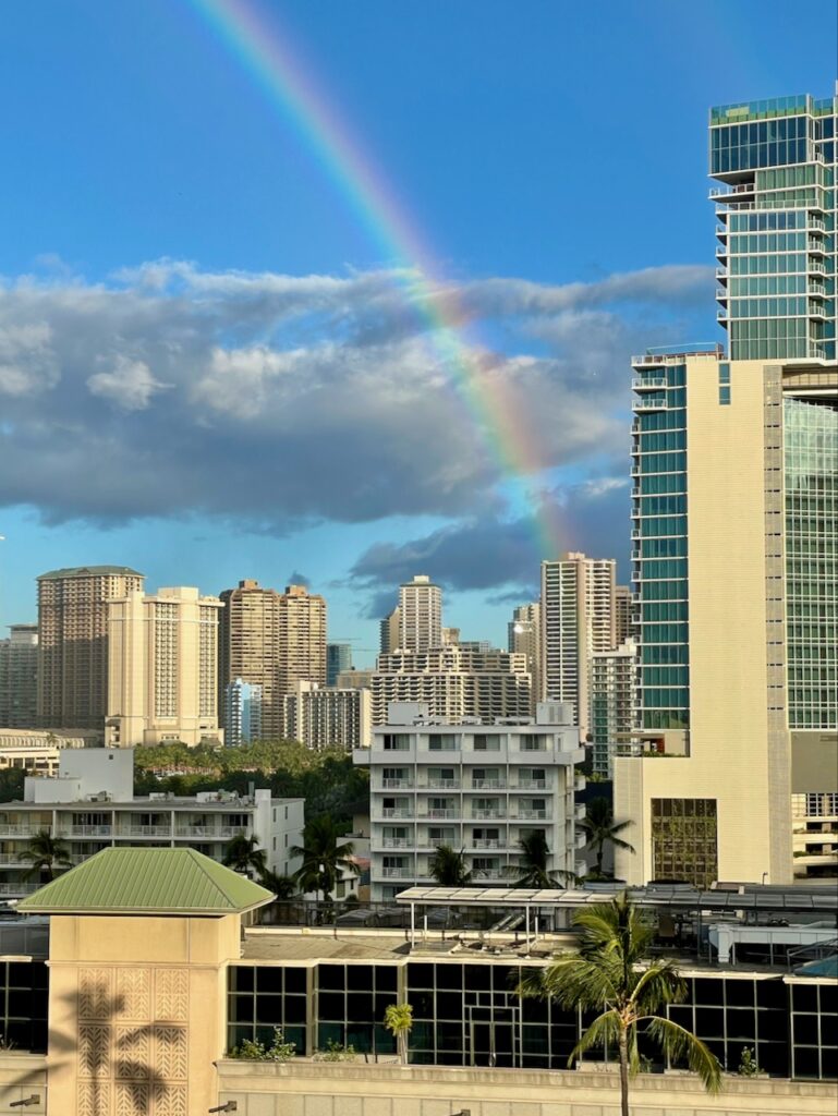 Rainbow Over Waikiki