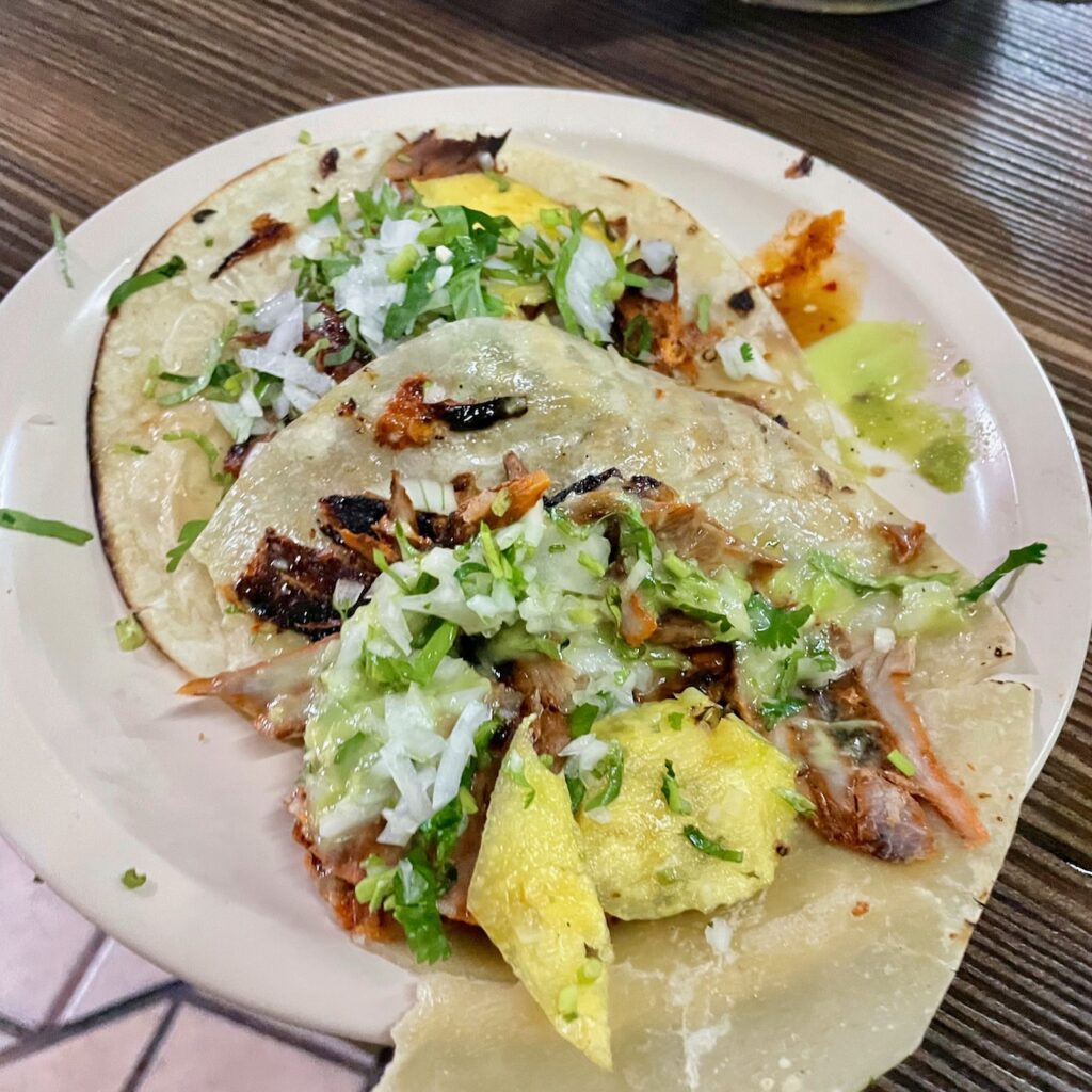 Tacos Al Pastor at Pepe's Tacos 5 de Diciembre