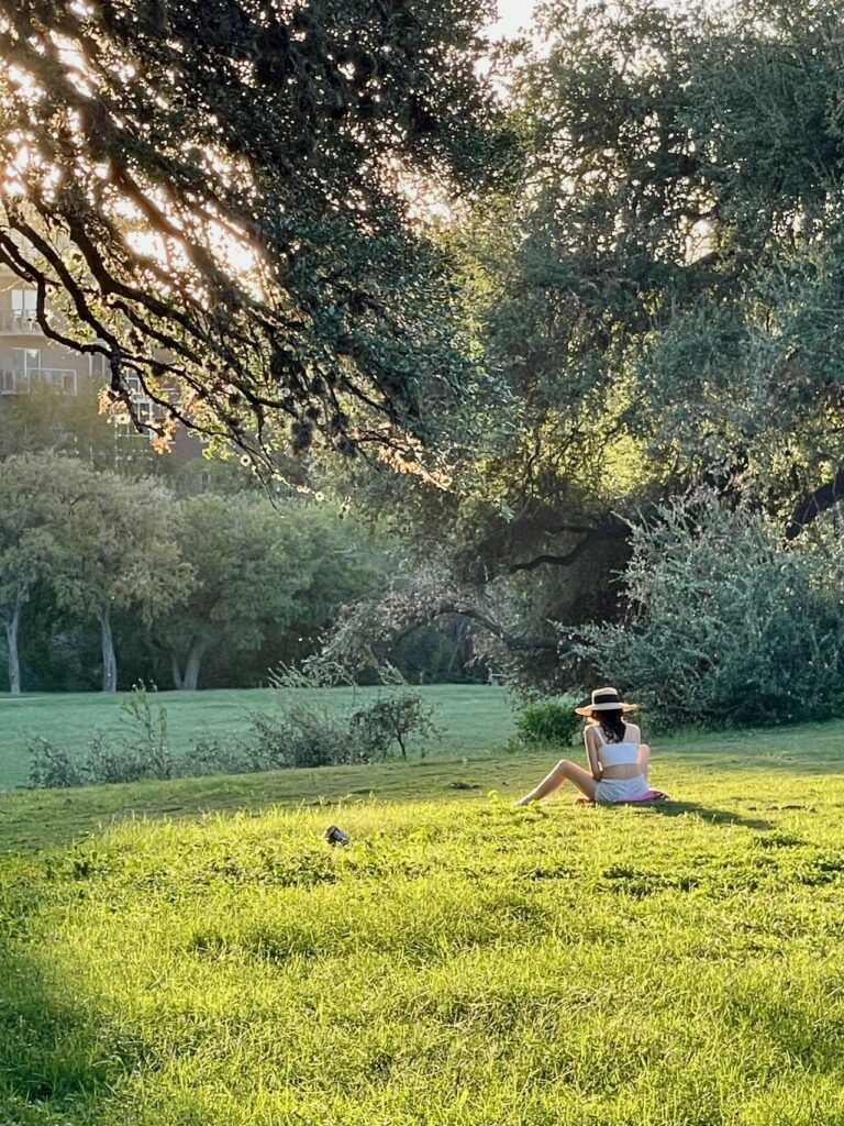 Evening in Duncan Neighborhood Park Austin