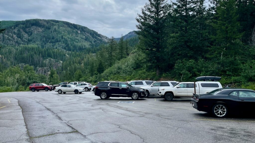 Fish Creek Falls Parking Lot Steamboat Springs