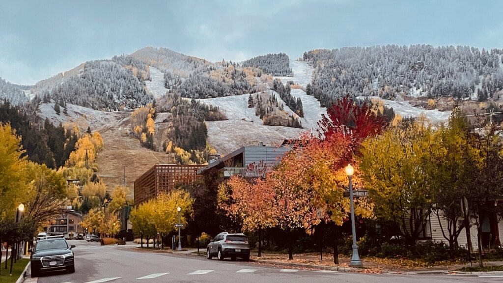 Inbetween Fall and Winter Aspen Colorado