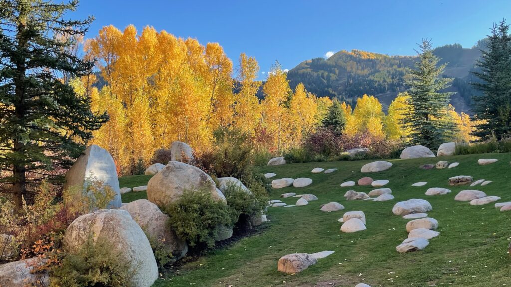 John Denver Sanctuary in Autumn Aspen Colorado