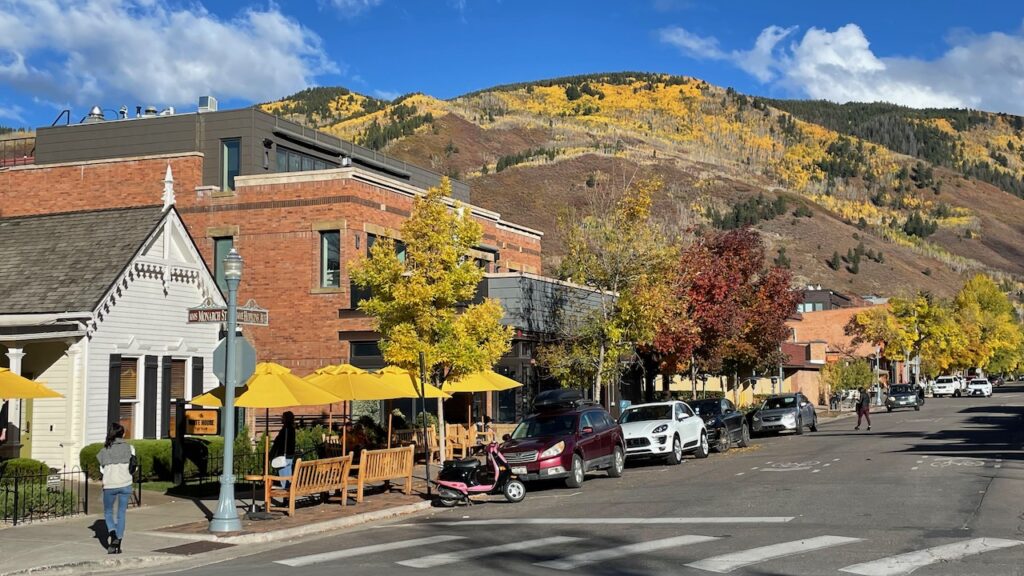 Looking East on Hopkins Avenue Aspen