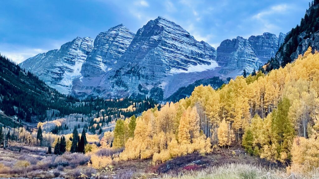 Maroon Bells Autumn Colorado