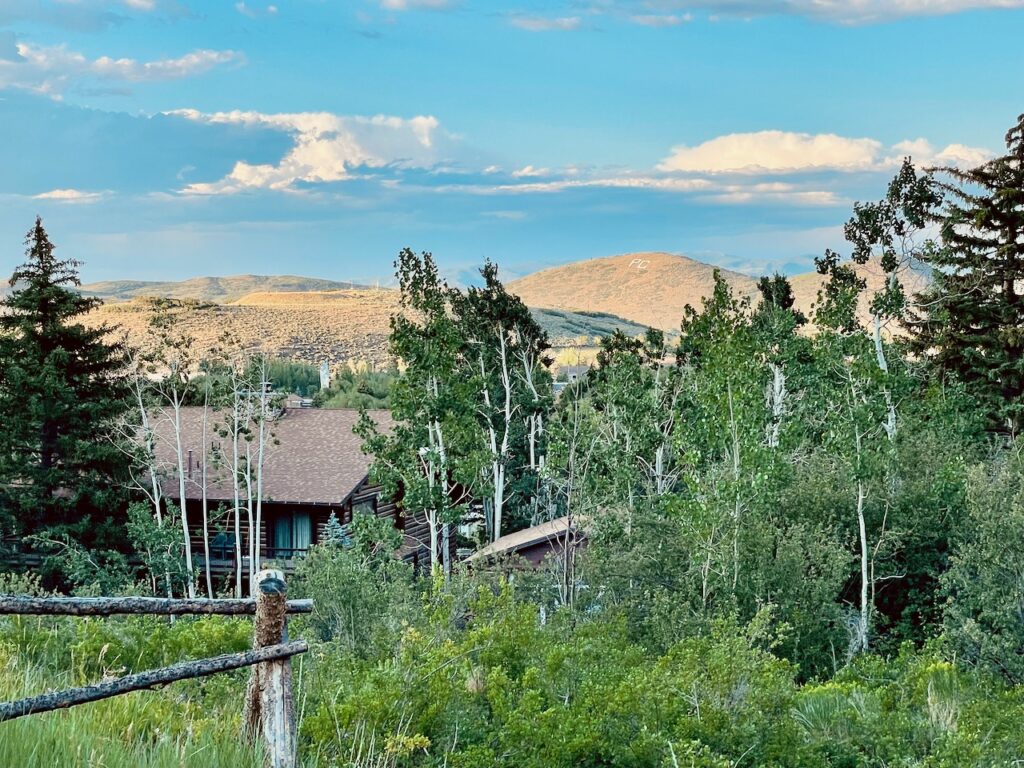 View from Armstrong Trail Park City