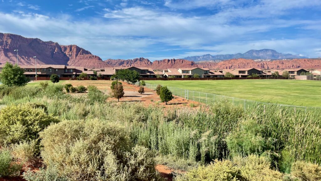 View Towards Mountains Santa Clara Utah