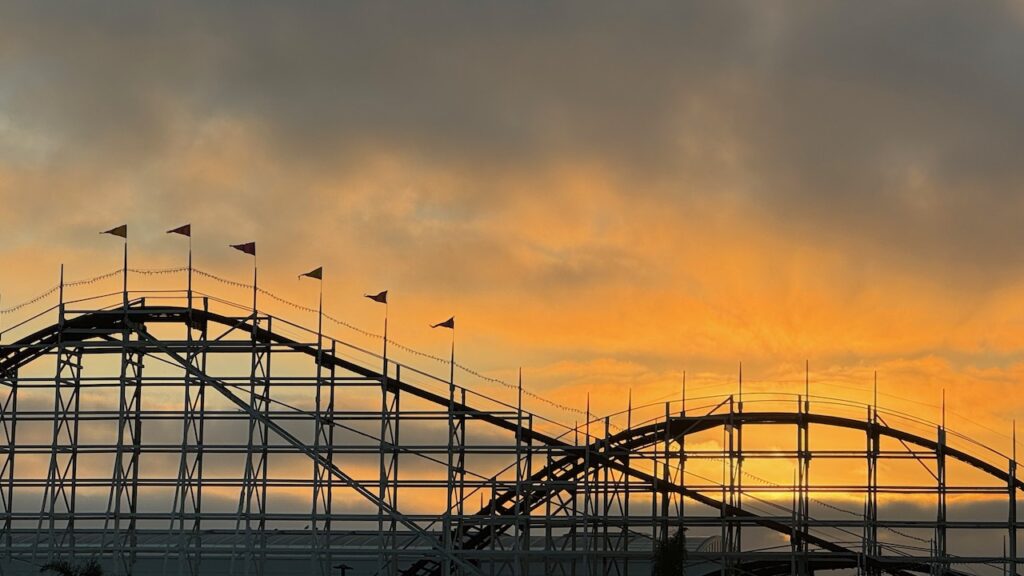 Belmont Park Sunset Mission Beach San Diego