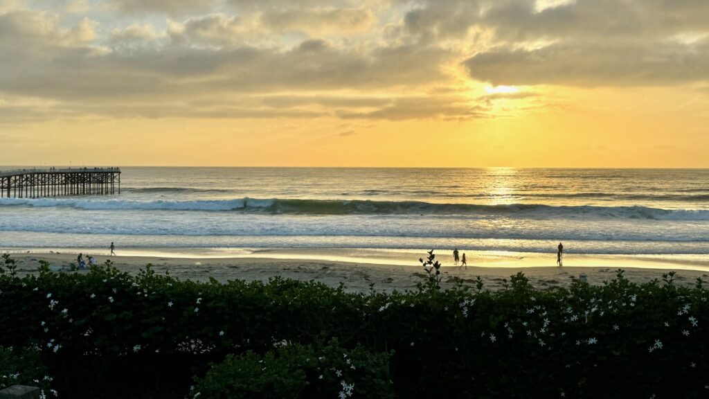 Sunset at Pacific Beach San Diego