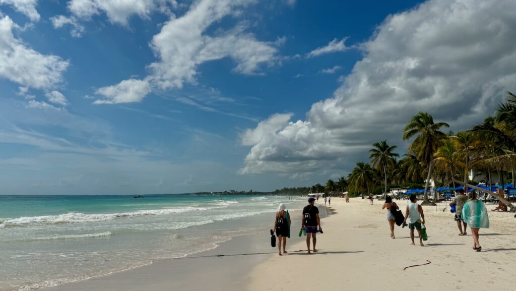 Afternoon on Playa Paraiso Tulum