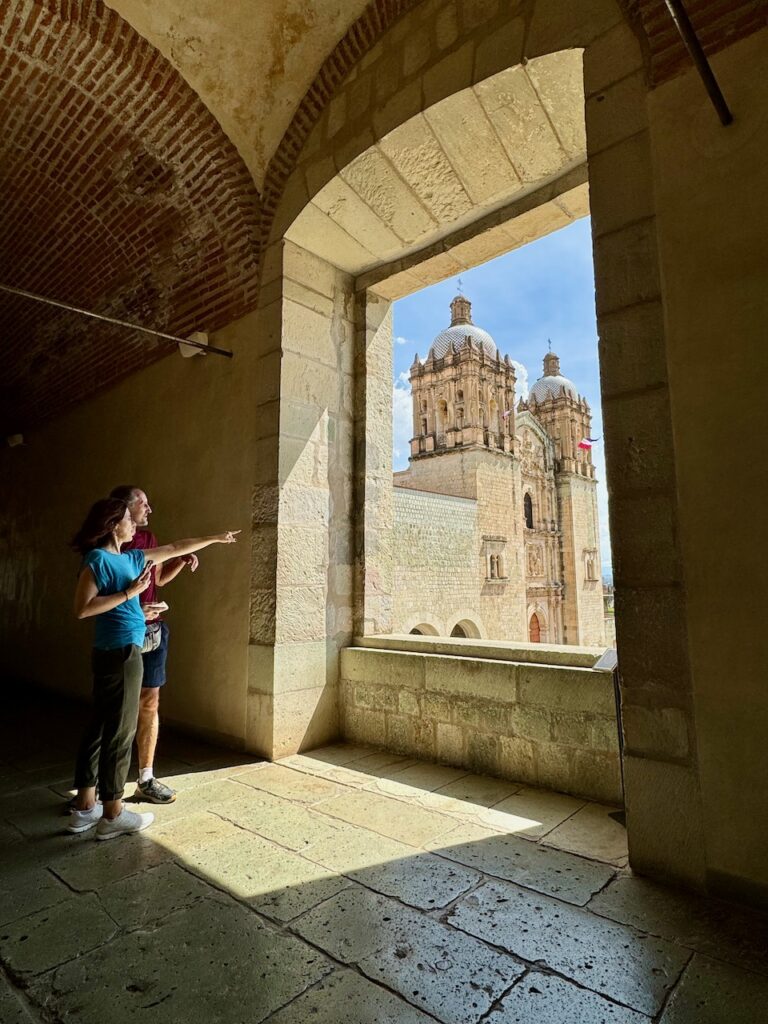 Looking out on Santo Domingo, Museum of Cultures of Oaxaca