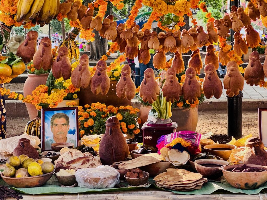 Ofrenda at Plaza de la Constitución Oaxaca City