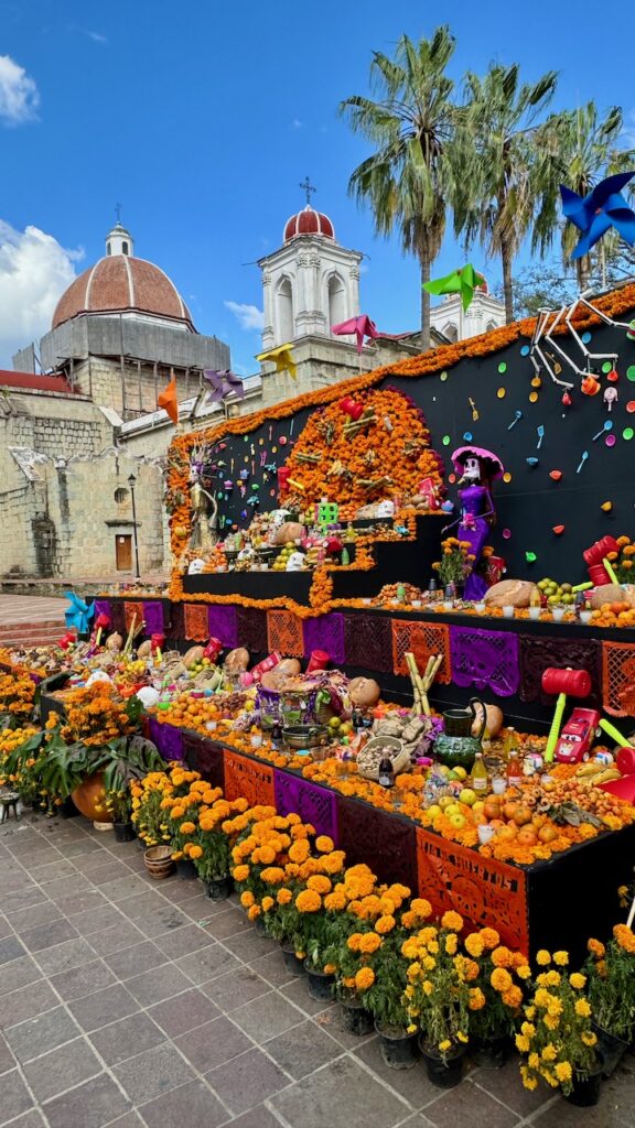 Ofrenda near El Llano Oaxaca City