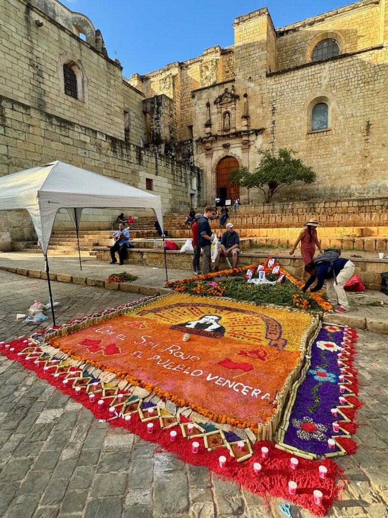 Ofrenda near Santo Domingo convent Oaxaca City