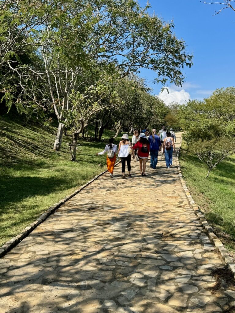 Path leading around the perimeter of Monte Albán